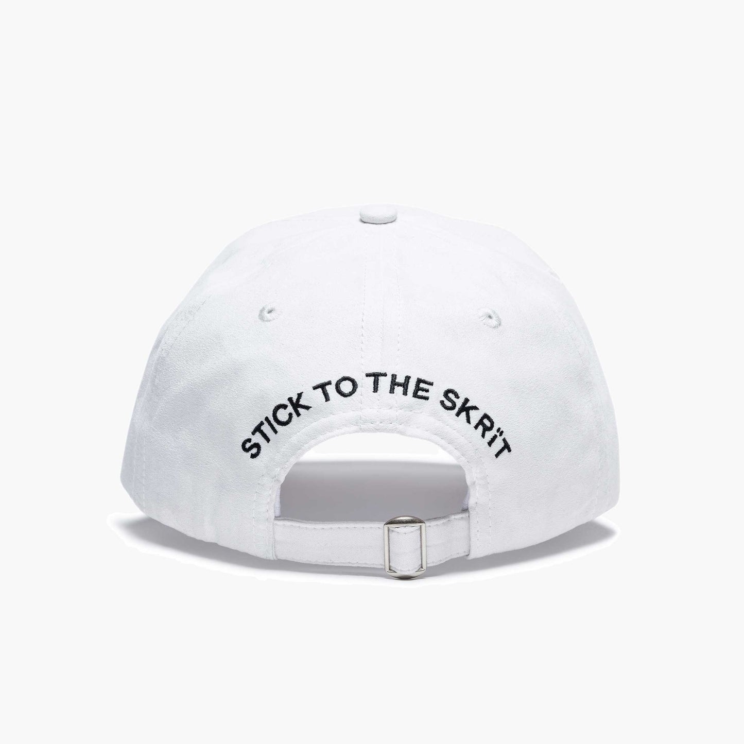 White Suede Cap - SKRIT