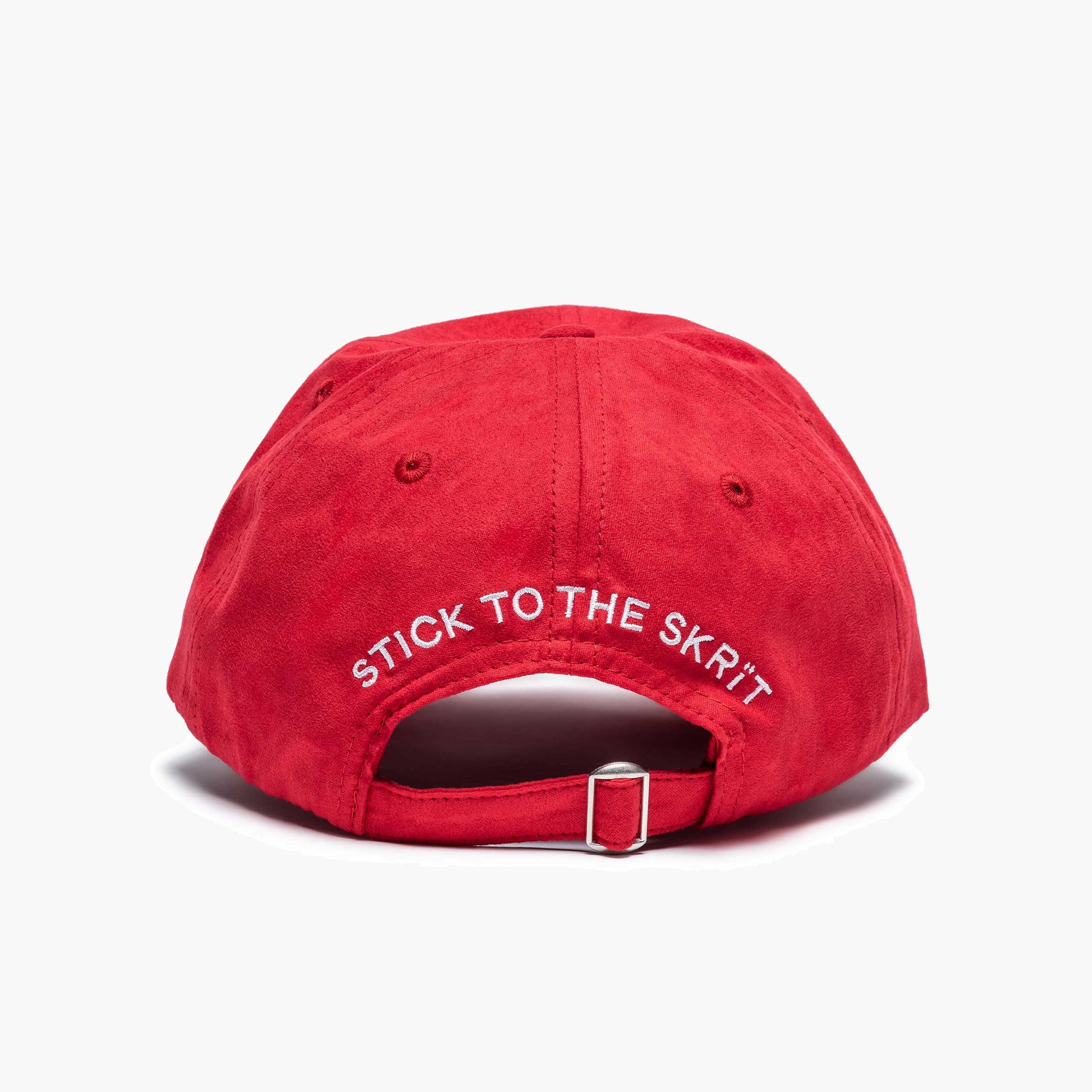 Red Suede Cap - SKRIT