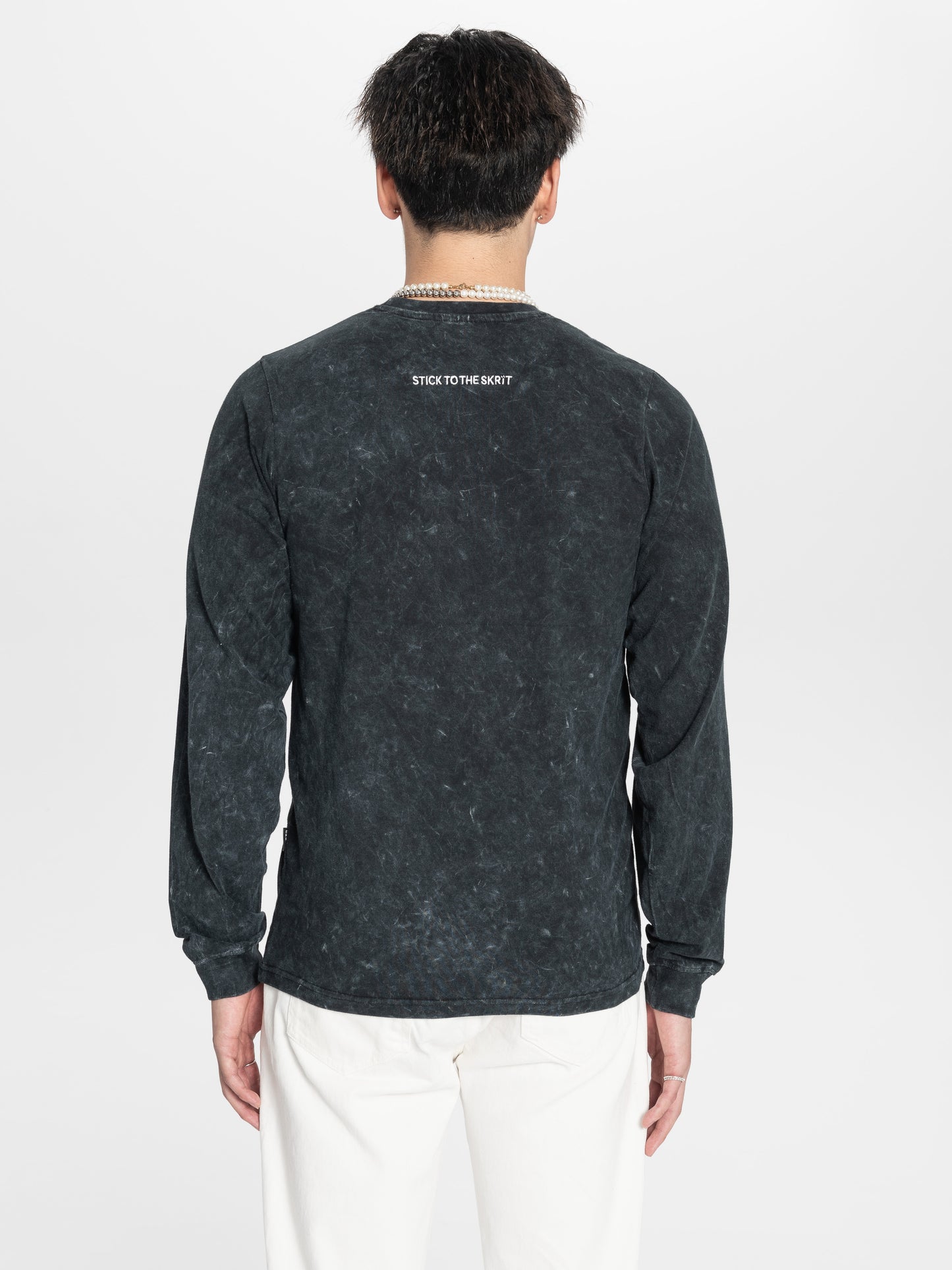 Black Wash Long Sleeve - SKRIT